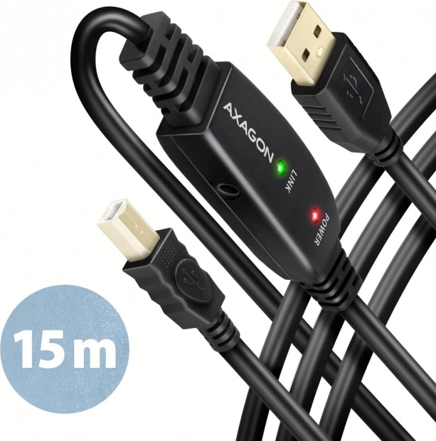 USB 2.0 A-M la B-M Cablu Activ Repeater 15m
