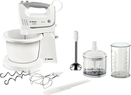 Mixer de mână cu suport și bol BOSCH