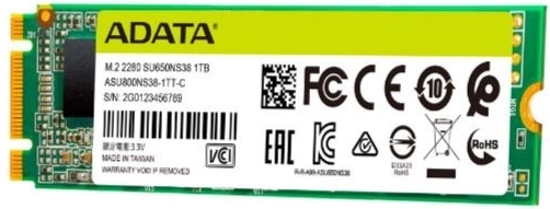 SSD ADATA Ultimate SU650 256 GB M.2 2280 SATA, 3D TLC