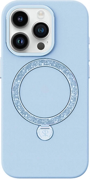 husă pentru telefon Joyroom Dancing Circle pentru iPhone 15 Pro albastră