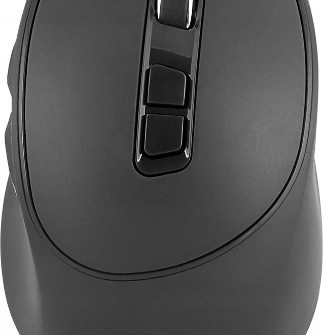 Mouse wireless 2.4Ghz baterie reîncărcabilă 6 butoane 2400DPI – Negru