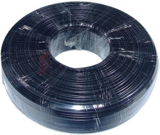 Cablu telefonic 4 fire negru rolă 100m