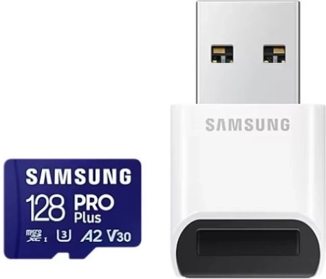 Card de memorie microSD SAMSUNG Pro Plus 128 GB + cititor USB
