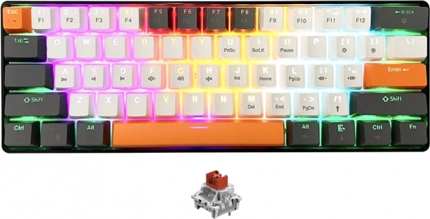 tastatură mecanică ZONE 61 cu switch-uri Red