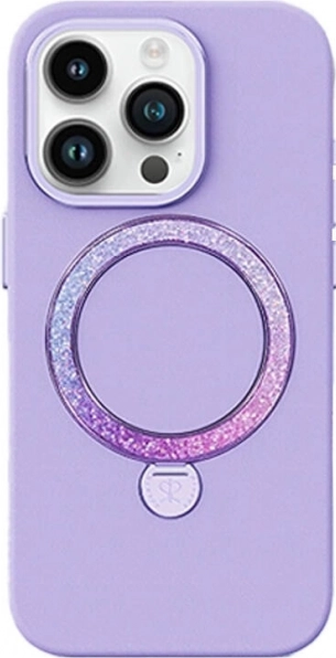 Carcasă pentru telefon Joyroom Dancing Circle pentru iPhone 15 Pro violet