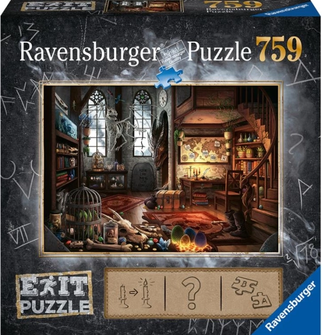Puzzle Ravensburger Exit: Laboratorul Dragonului 759 piese