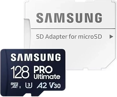 Card MicroSD SAMSUNG Pro Ultimate 128 GB + adaptor