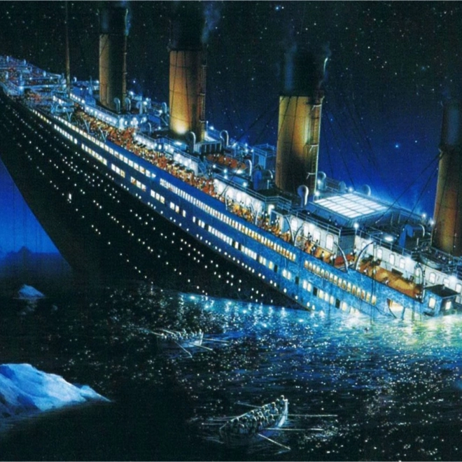 Pictură cu diamante Titanic 30 × 40 cm
