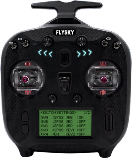 Transmițător la distanță FLYSKY FS‑ST8 cu receptor SR8, 8 canale AFHDS 3