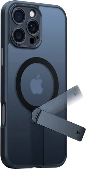 husă Torras Pstand Spin pentru iPhone 16 Pro Max negru