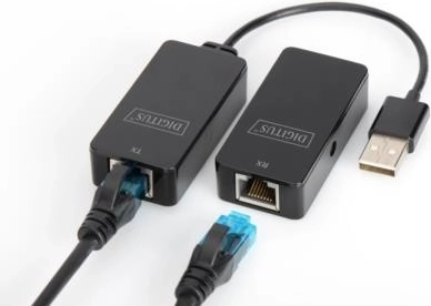 Extensor USB 2.0 prin cablu Cat.5e/6 până la 50m