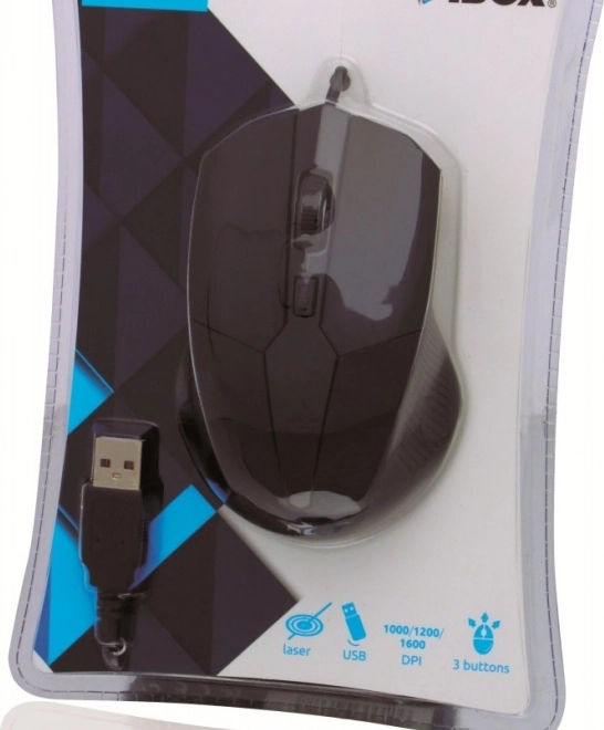 Mouse laser cu fir USB cu DPI reglabil