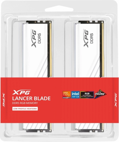 Memorie XPG Lancer Blade DDR5 32GB RGB albă