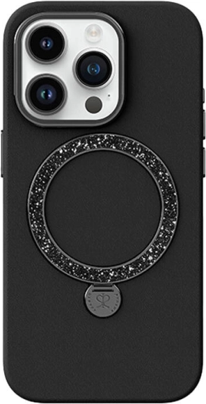 Carcasă pentru iPhone 15 Pro Joyroom Dancing Circle negru