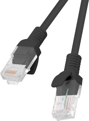 Patchcord de rețea Cat.5e 2m negru 10 bucăți
