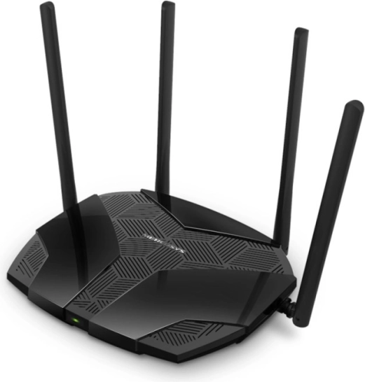 Mercusys MR70X router Wi‑Fi 6 dual‑band AX1800 (3× LAN, 1× WAN)