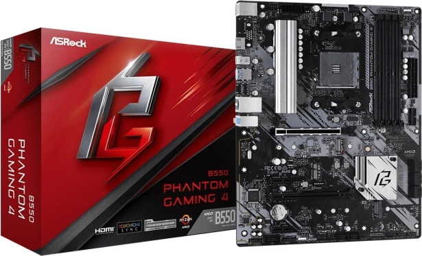 ASRock B550 Phantom Gaming 4 – placă de bază ATX pentru AMD AM4 cu HDMI și M.2