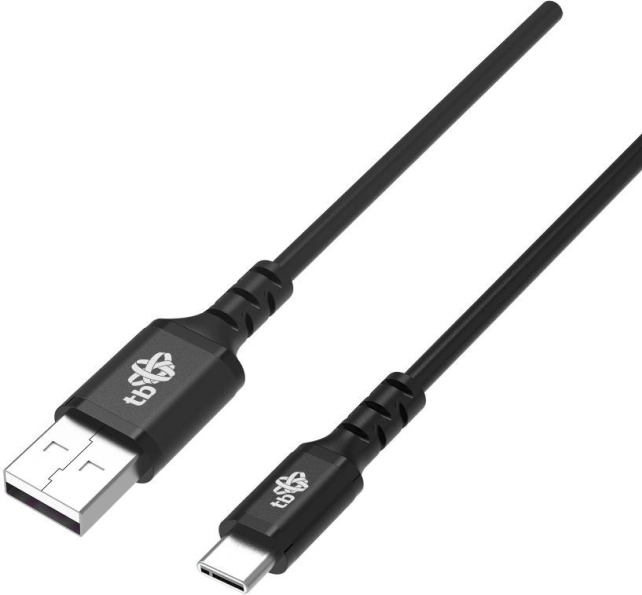 Cablu USB‑USB‑C din silicon 2 m, negru, Quick Charge