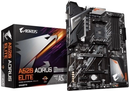 Placă de bază AORUS Elite A520 ATX pentru AMD AM4