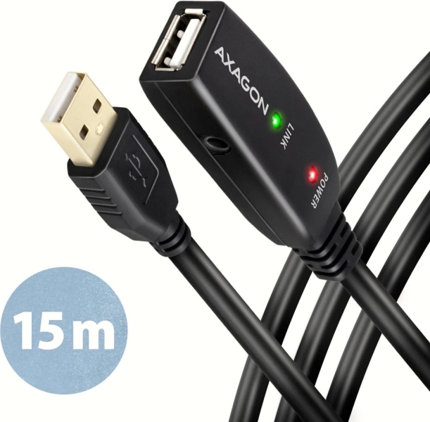 Cablu activ USB 2.0 de prelungire AXAGON ADR-215 15m