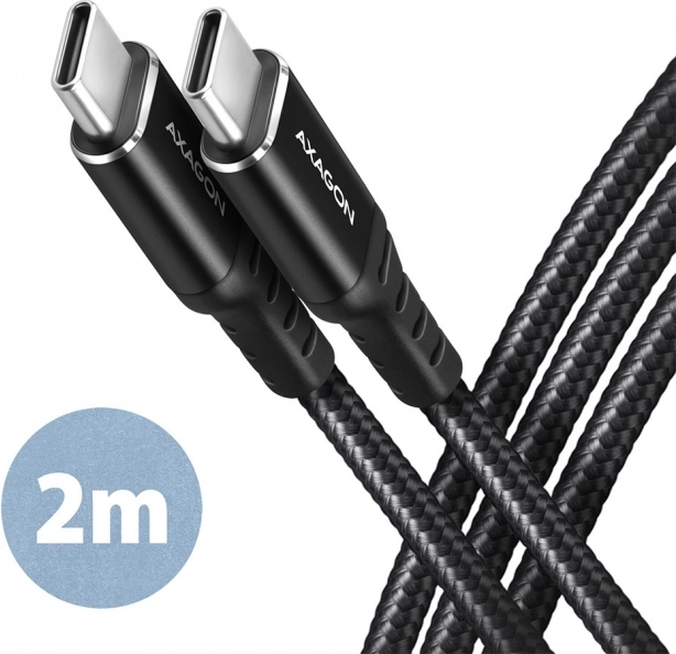 Cablu Premium USB-C la USB-C 2.0, 2m, PD 60W, 3A