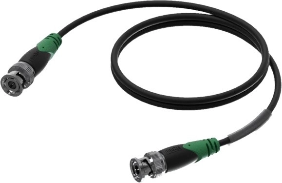 Cablu coaxial BNC tată–tată 50 Ω, 1,5 m (RG58)