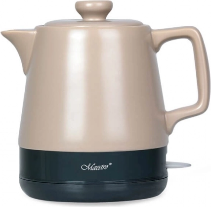 Fierbător electric ceramic 1 l, 1200 W MAESTRO, bej