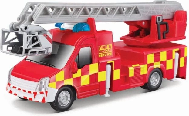 Mașină de pompieri cu scară Bburago 1:43