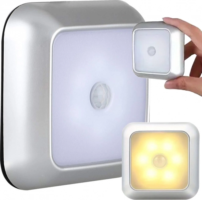 Lumină de noapte LED autoadezivă cu detector de mișcare