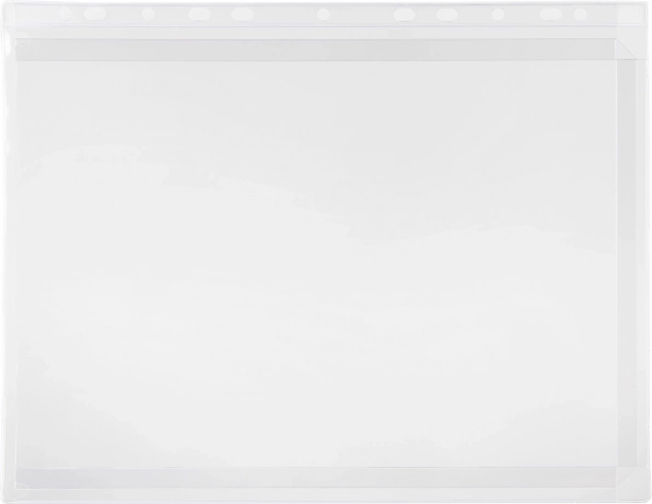 Copertă transparentă pentru documente cu prindere euro din PVC