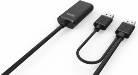Cablu prelungitor activ USB 2.0 10 m UNITEK negru