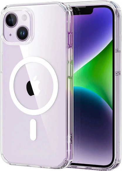 Husă ESR Krystec transparentă pentru iPhone 14 Plus cu MagSafe