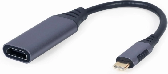 adaptor usb‑c la hdmi 4k 60 hz, gri, 15 cm