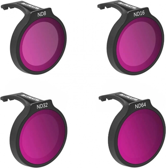 Set de patru filtre Sunnylife pentru DJI Neo ND8 ND16 ND32 ND64