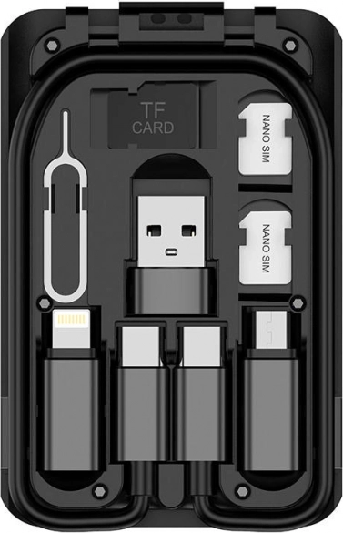 Suport multifuncțional și adaptor pentru carduri SIM Budi