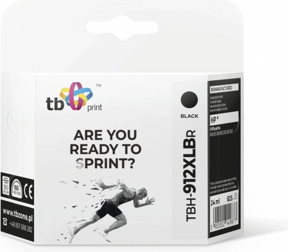Cartuș de cerneală negru pentru HP OfficeJet Pro 8025 912XL (înlocuitor)