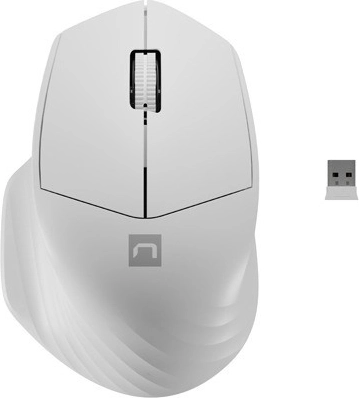 Mouse wireless Siskin 2 1600 DPI Bluetooth 5.0 + 2.4GHz – Alb