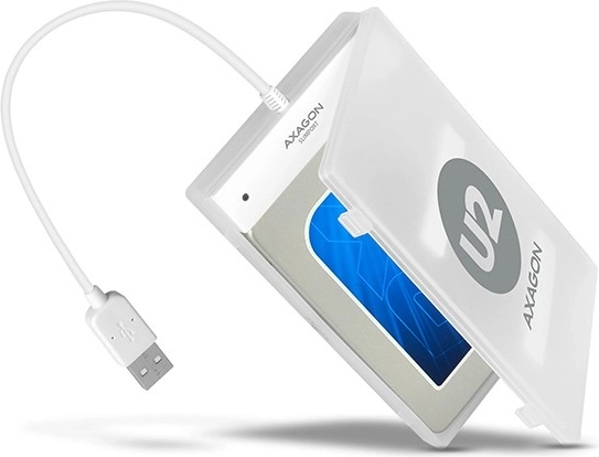 Adaptor USB 2.0 la SATA pentru conectare rapidă 2.5" SSD/HDD cu carcasă
