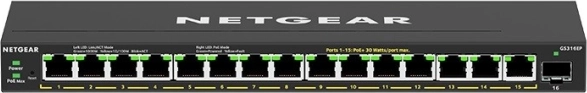 Switch PoE+ gigabit neadministrabil NETGEAR cu 16 porturi