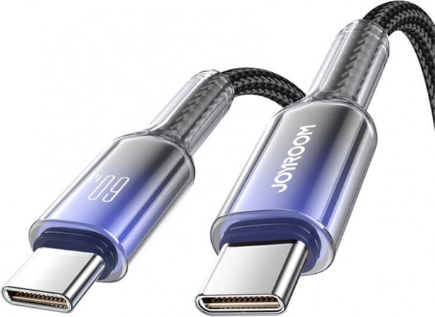 Joyroom cablu USB‑C 60 W, 1,2 m negru