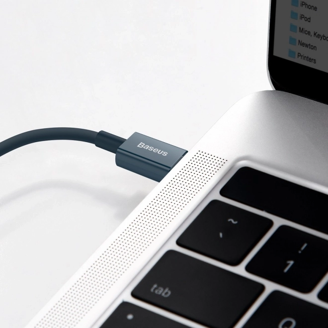 Cablare USB-C pentru iPhone 20W PD 2m albastru