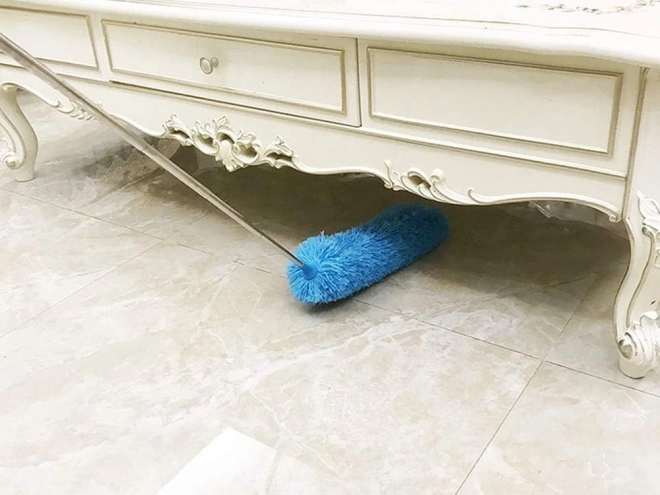 Perie pentru praf 88 cm albastră