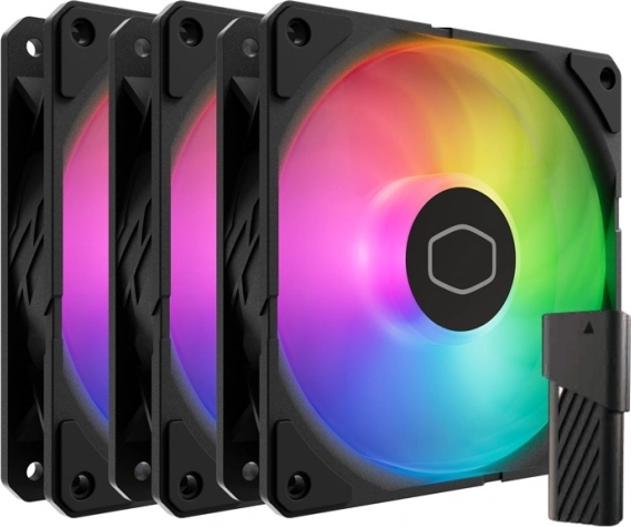 Ventilatoare Cooler Master SickleFlow Edge 120 ARGB, set 3 bucăți (negre)