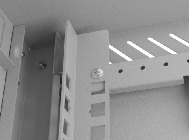 Șifonier instalare rack suspendat 10 inch 6U gri