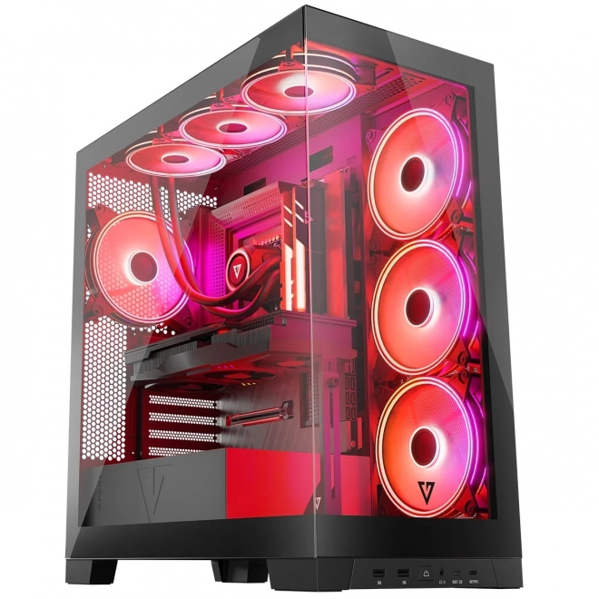 Carcasă PC Volcano Space ARGB Neagră