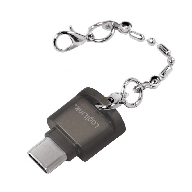 Cititor de carduri microSD USB-C pe breloc