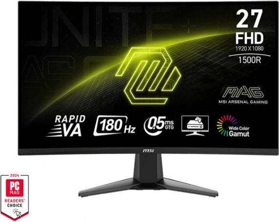 Monitor de Jocuri Curbat 27" LED FHD 180Hz Negru