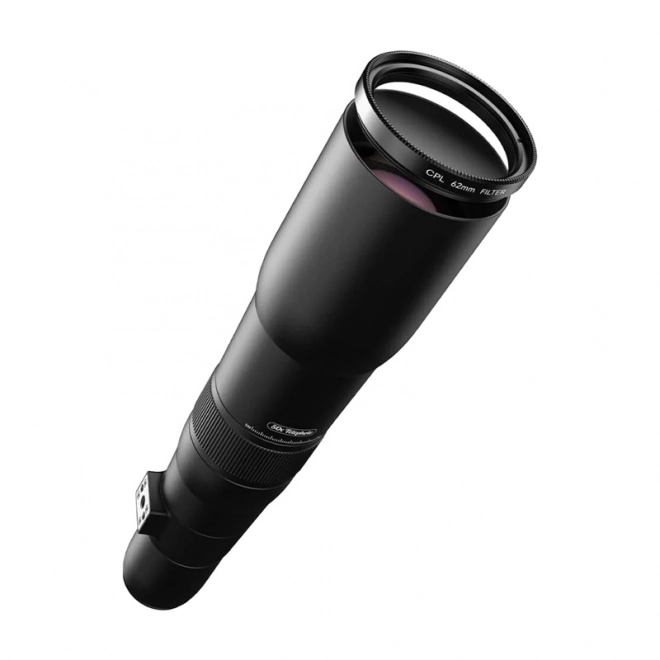Teleobiectiv Apexel Super 50X cu trepied