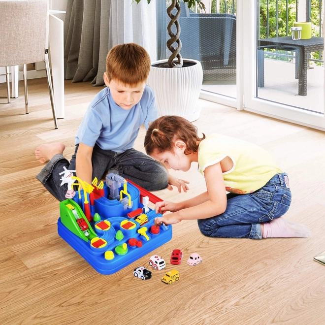 Set circuit obstacole interactiv pentru masini