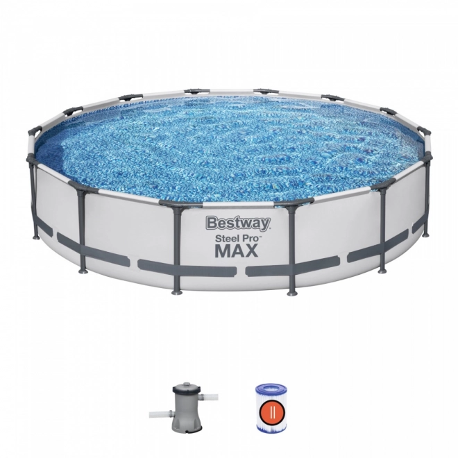 Piscină Steel Pro MAX 427x84 14FT BESTWAY 3v1 + pompă + filtru II